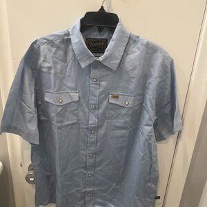 NWT Men Howler Brothers Blue Casual Button Down Shirt